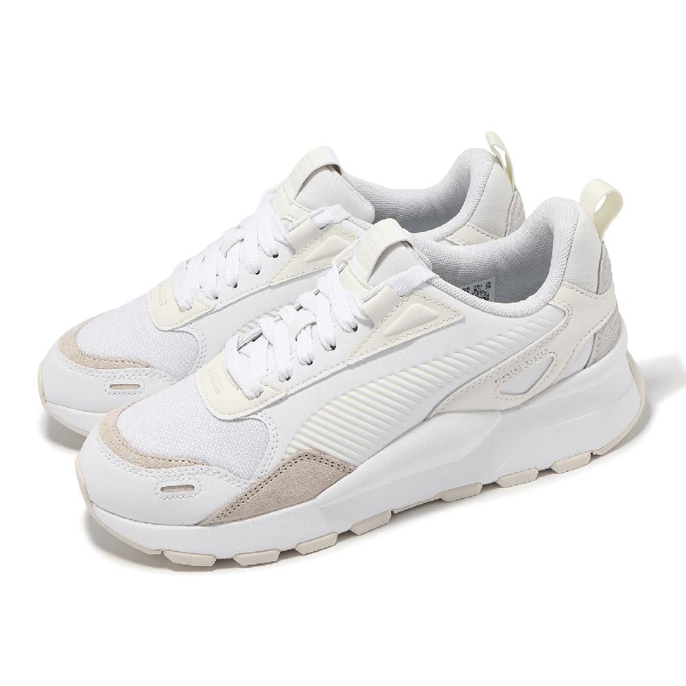 PUMA  彪馬 休閒鞋 RS 3.0 Basic Wns 女鞋 白 米白 緩衝 低筒 拼接 運動鞋 39377301