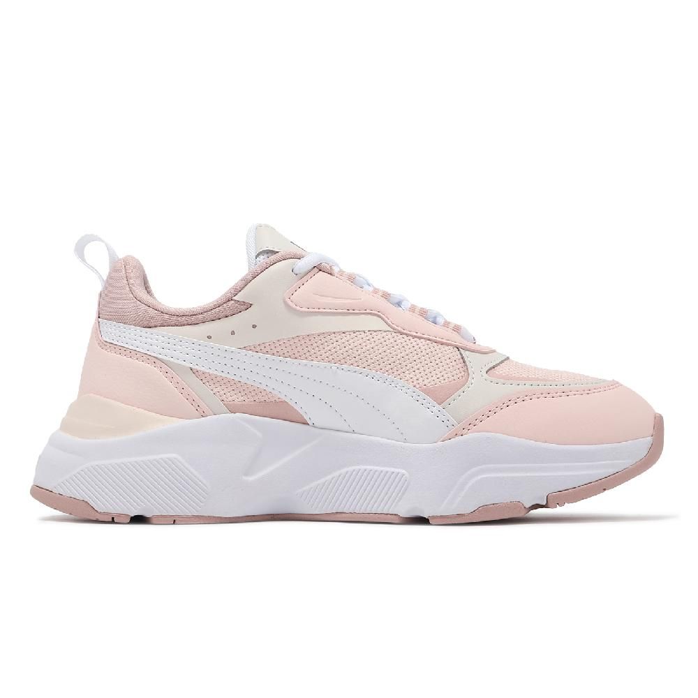 PUMA 彪馬  彪馬 休閒鞋 Cassia 女鞋 粉 白 低筒 拼接 厚底 增高 運動鞋 38464721