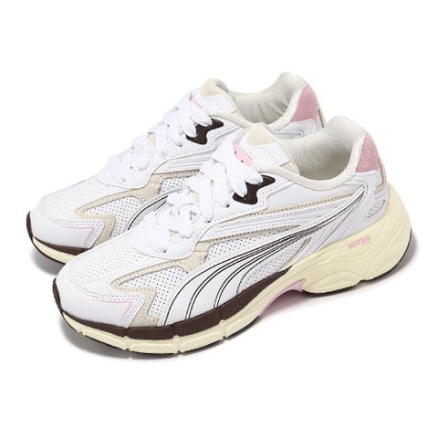 Puma 彪馬 休閒鞋 Teveris Nitro Preppy Wns 女鞋 米白 黑 粉紅 氮氣 運動鞋 39109602
