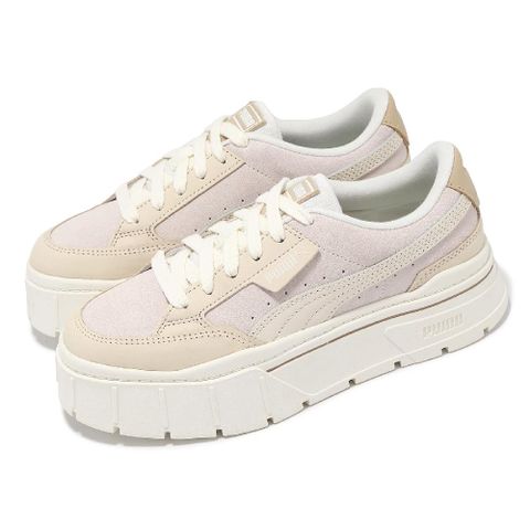 PUMA 彪馬 休閒鞋 Mayze Stack Selflove Wns 女鞋 米白 厚底 增高 鬆糕鞋 39475201