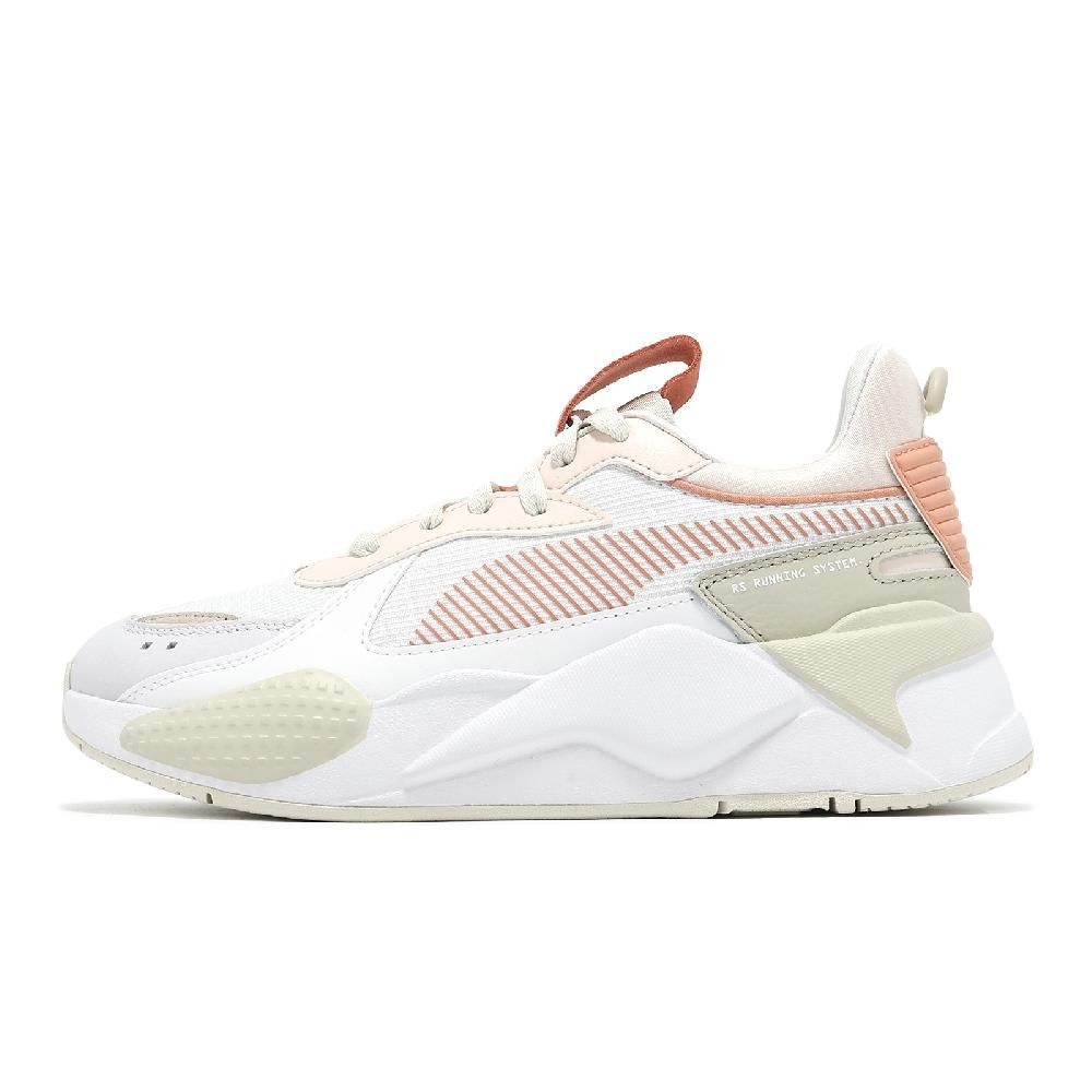 PUMA  彪馬 休閒鞋 RS-X Soft Wns 女鞋 粉白 麂皮 拼接 復古 緩衝 39377206