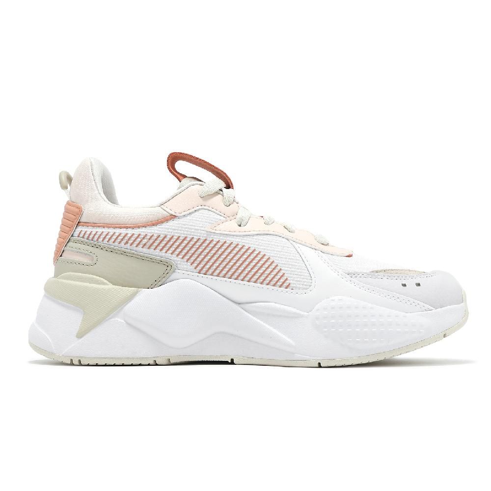 PUMA  彪馬 休閒鞋 RS-X Soft Wns 女鞋 粉白 麂皮 拼接 復古 緩衝 39377206