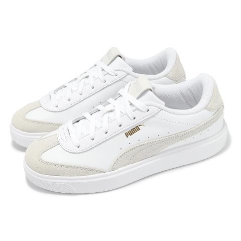 PUMA Puma 彪馬 休閒鞋 Lajla T Toe Wns 女鞋 白 米白 低筒 板鞋 小白鞋 39773402