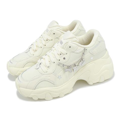 PUMA Puma 彪馬 休閒鞋 Pulsar Wedge Wns Chain 女鞋 米白 厚底 增高 拼接 老爹鞋 40049101