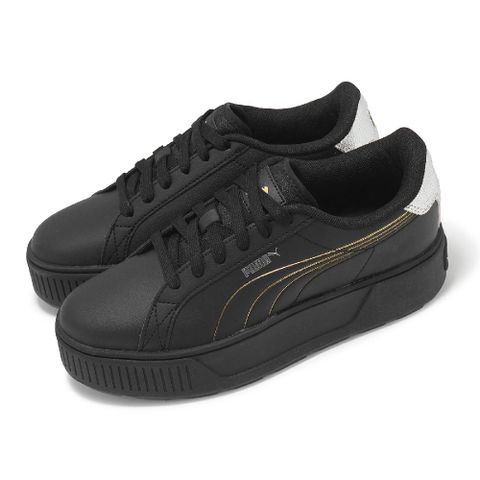 PUMA Puma 彪馬 休閒鞋 Karmen Metallic Shine 女鞋 黑 金 銀 厚底 增高 鬆糕鞋 39509902