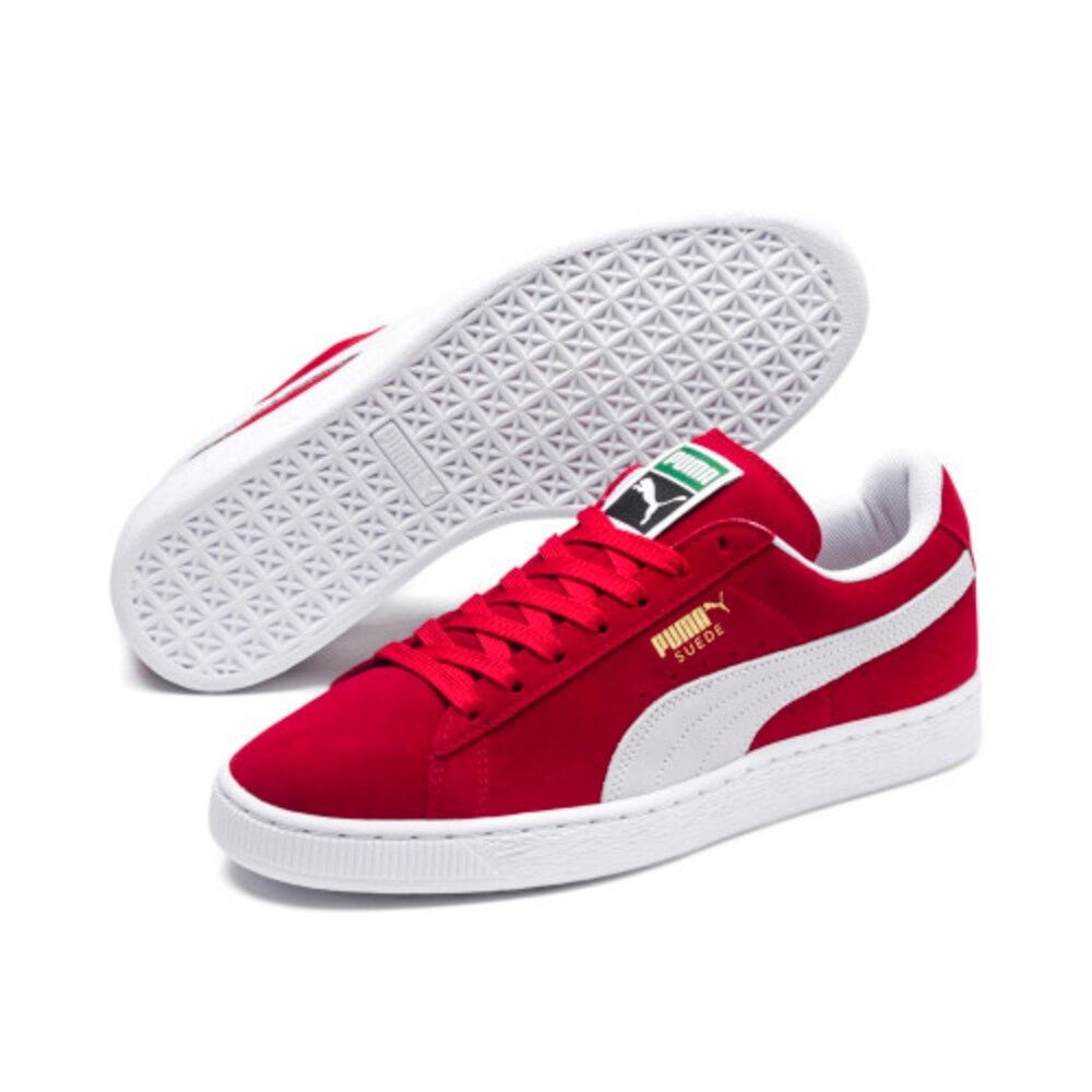 PUMA】Suede Classic+ 休閒鞋男女紅色-35263465 - PChome 24h購物