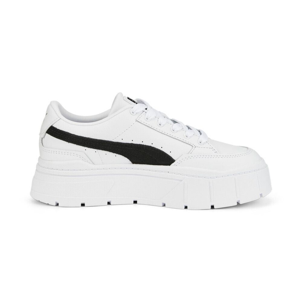 Puma Mayze Stack Wns [384363-04] 女休閒鞋運動流行厚底鋸齒鞋雪糕鞋