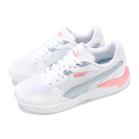 Puma 彪馬 休閒鞋 X-Ray Speed Lite 中大童鞋 白 粉 小朋友 皮革 緩震 運動鞋 39443601