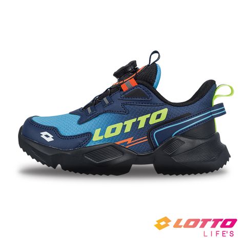 【LOTTO 義大利】童鞋 METEOR RIDE 輕量跑鞋(藍)