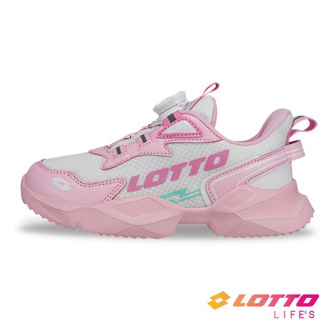 【LOTTO 義大利】童鞋 METEOR RIDE 輕量跑鞋(粉)