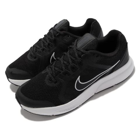 Nike 慢跑鞋 Zoom Span 4 運動 男鞋 氣墊 避震 透氣 包覆 路跑 健身 黑 白 DC8996-001 DC8996-001