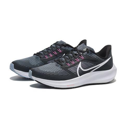 NIKE 慢跑鞋 AIR ZOOM PEGASUS 39 深灰 桃紅線 男 DH4071-010