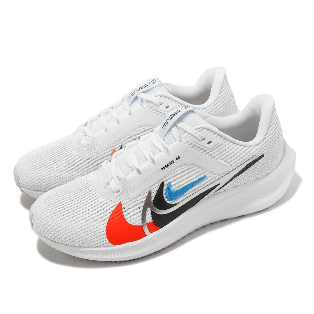 Nike 慢跑鞋Air Zoom Pegasus 40 PRM 男鞋白緩震小飛馬緩震運動鞋路跑