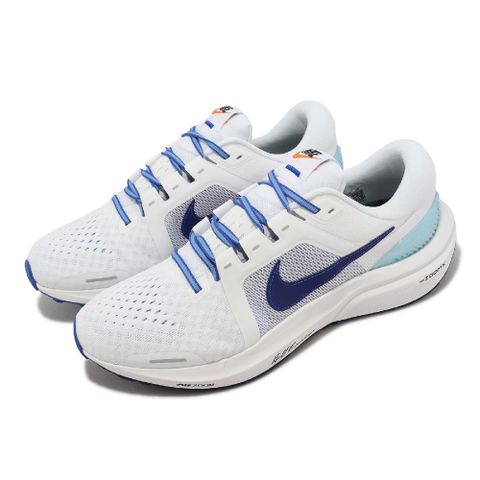 Nike 耐吉 慢跑鞋 Air Zoom Vomero 16 PRM 白 藍 男鞋 反光 緩震 路跑 運動鞋 FJ0330-100