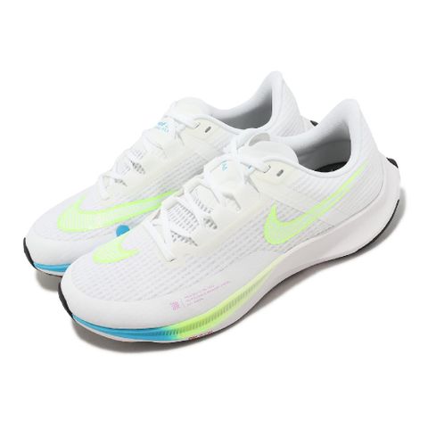 Nike 耐吉 慢跑鞋 Air Zoom Rival Fly 3 男鞋 白 綠 回彈 運動鞋 路跑 訓練 CT2405-199