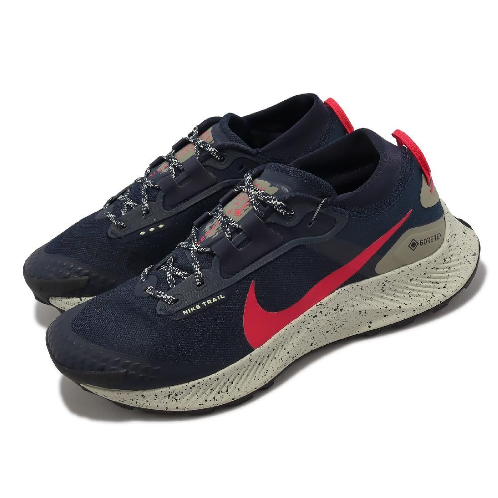 Nike 耐吉越野跑鞋Pegasus Trail 3 GTX 深藍桃紅男鞋防水戶外DC8793