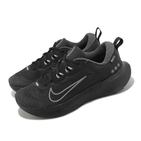 Nike 耐吉 越野跑鞋 Juniper Trail 2 GTX 男鞋 黑 灰 防水 戶外 耐磨 運動鞋 FB2067-001