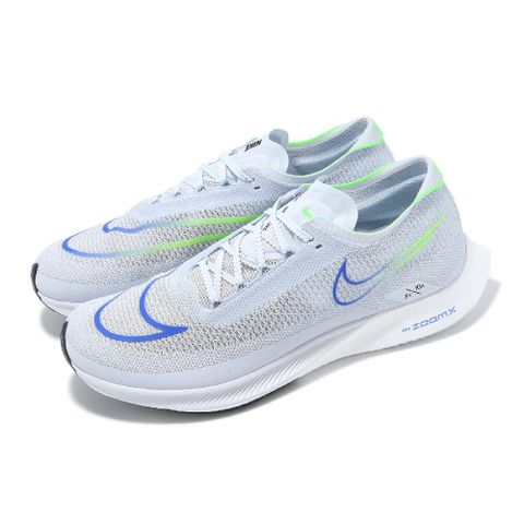 Nike 耐吉 競速跑鞋 Zoomx Streakfly 男鞋 灰 藍 綠 輕量 回彈 路跑 競訓 中長距離 運動鞋 DJ6566-006