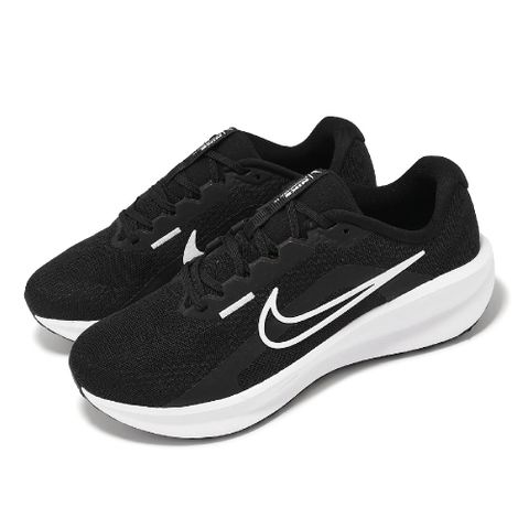 Nike 耐吉 慢跑鞋 Downshifter 13 男鞋 寬楦 黑 白 網眼 透氣 路跑 訓練 運動鞋 FJ1284-001
