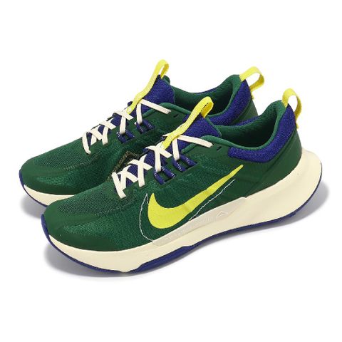 NIKE 耐吉 越野跑鞋 Juniper Trail 2 NN 男鞋 綠 黃 透氣 抓地 耐磨 運動鞋 DM0822-301