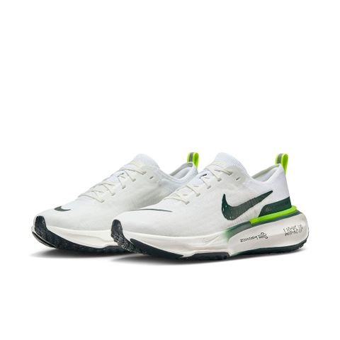 NIKE 耐吉 ZOOMX INVINCIBLE RUN FK3 慢跑鞋 男鞋 運動鞋 緩震 白綠 FZ4018-100