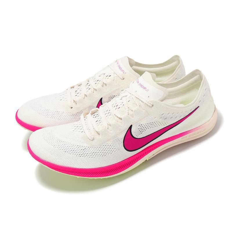 NIKE 耐吉田徑釘鞋ZoomX Dragonfly 男鞋白桃紅輕量回彈可拆釘田徑運動鞋CV0400-101 - PChome 24h購物