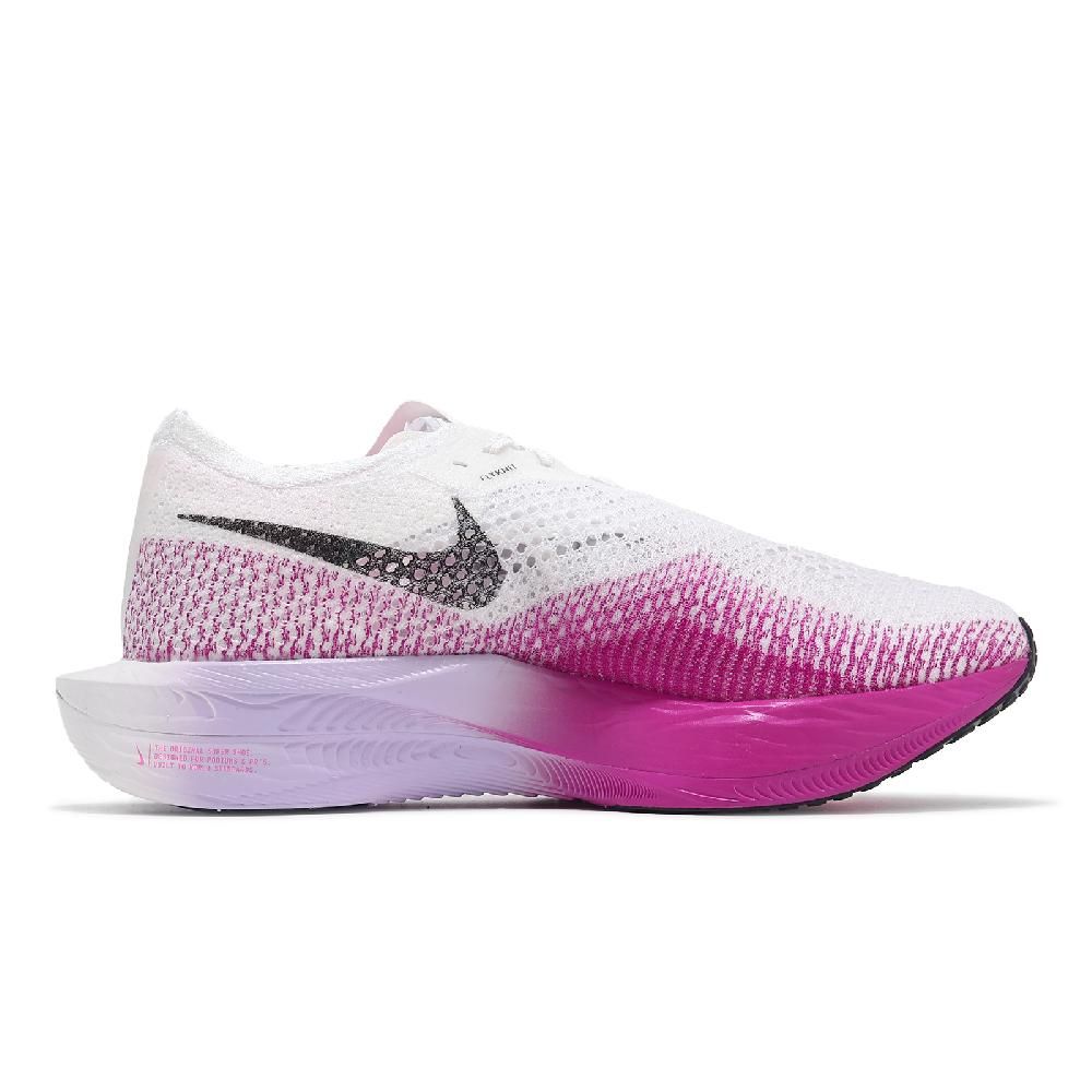 NIKE 耐吉   競速跑鞋 ZoomX Vaporfly Next% 3 男鞋 白 紫 輕量 碳板 推進 DV4129-104