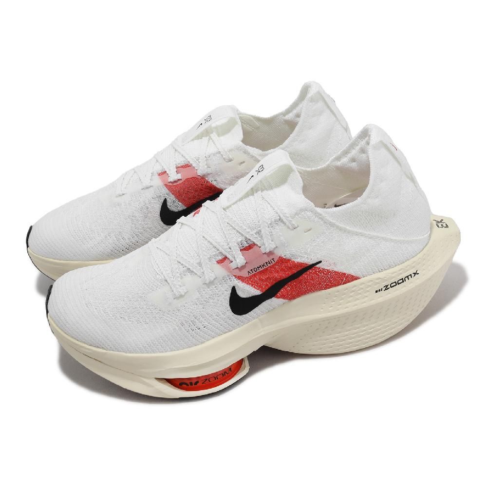 NIKE 耐吉   競速跑鞋 Air ZM Alphfly Next% 2 EK 男鞋 白 紅 輕量 緩震 氣墊 馬拉松 FD6559-100