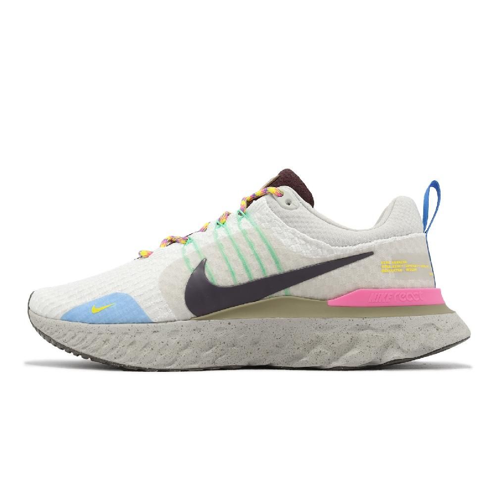 NIKE 耐吉   慢跑鞋 React Infinity Run FK 3 男鞋 白 黑 UV 變色鞋面 運動鞋 支撐 FJ7068-120