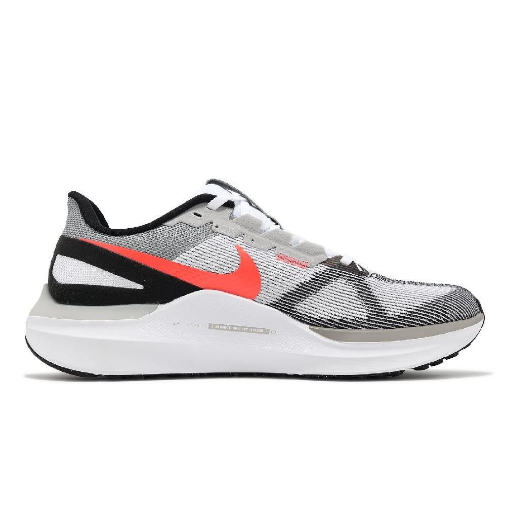 NIKE 耐吉   慢跑鞋 Air Zoom Structure 25 男鞋 灰 藍 橘 支撐 弧形大底 運動鞋 DJ7883-109