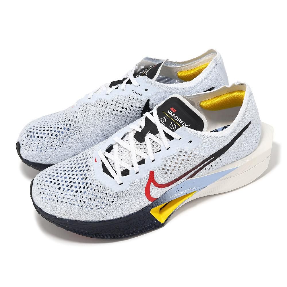 NIKE 耐吉   競速跑鞋 ZoomX Vaporfly Next% 3 男鞋 水藍 輕量 回彈 碳板 運動鞋 HJ9079-100