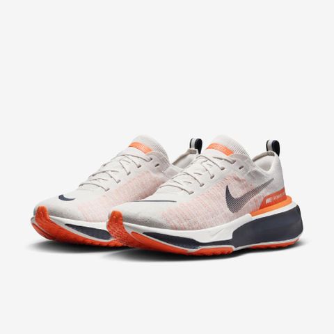 NIKE 耐吉 慢跑鞋 ZoomX Invincible Run FK 3 男鞋 白 橘 黑 緩衝 編織 運動鞋 DR2615-007