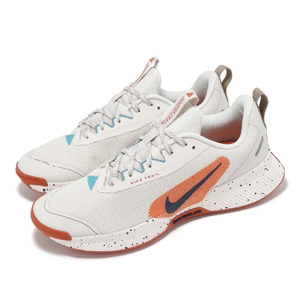 NIKE 耐吉 Nike 耐吉 野跑鞋 Juniper Trail 3 男鞋 米白 棕橘 戶外 機能 運動鞋 FQ0904-002