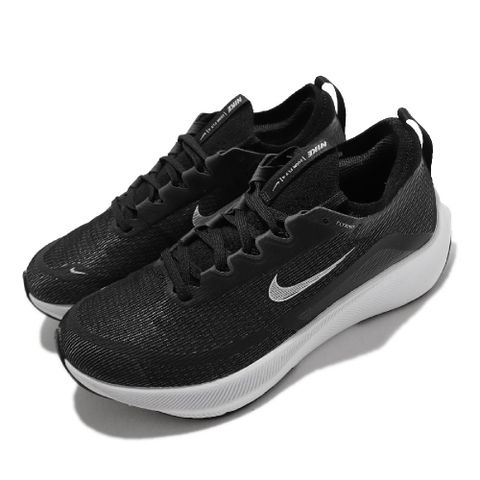 Nike 慢跑鞋 Zoom Fly 4 運動 女鞋 氣墊 舒適 React科技 避震 路跑 黑 白 CT2401-001 CT2401-001