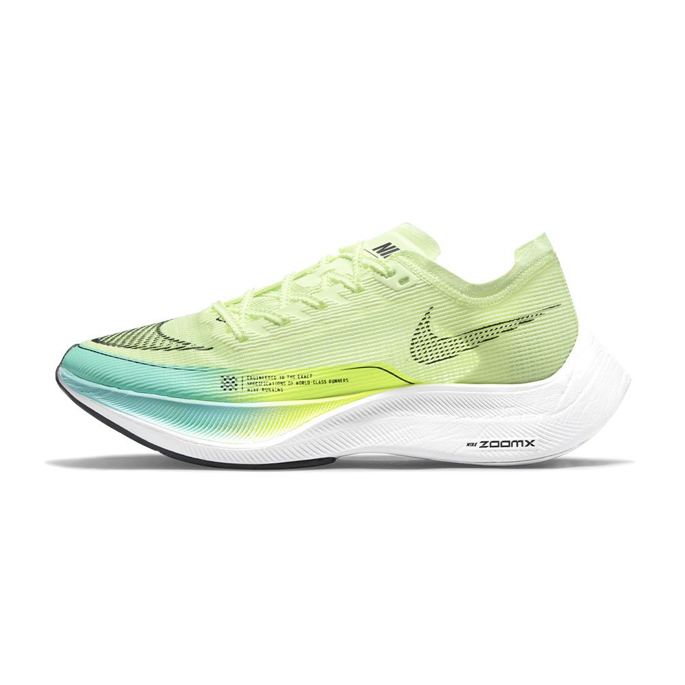 Nike ZoomX Vaporfly Next% 2 女淺綠色氣墊避震運動慢跑鞋CU4123-700