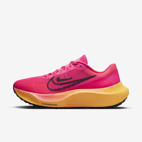 Nike Wmns Zoom Fly 5 [DM8974-601] 女 慢跑鞋 運動 路跑 輕量 緩震 支撐 桃紅 橘黃