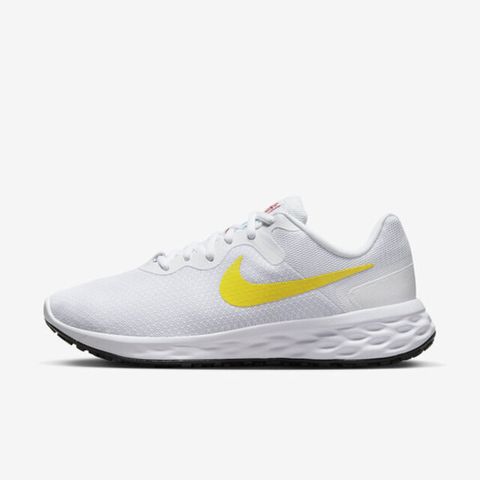 Nike W Revolution 6 NN [DC3729-105] 女 慢跑鞋 運動 休閒 緩震 舒適 簡約 白黃
