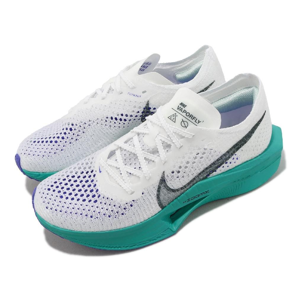 Nike 耐吉競速跑鞋Wmns Zoomx Vaporfly Next% 3 女鞋白翡翠綠輕量碳板