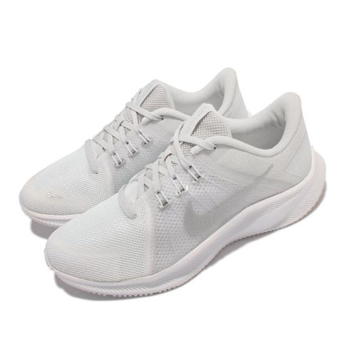 Nike 耐吉 慢跑鞋 Wmns Quest 4 灰 銀 白 路跑 基本款 女鞋 運動鞋 DA1106-100