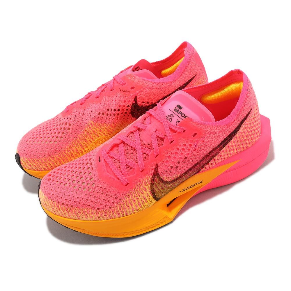 NIKE 耐吉   競速跑鞋 W ZoomX Vaporfly Next% 3 桃紅 橘 女鞋 路跑 碳板 運動鞋 DV4130-600