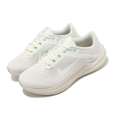 Nike 耐吉 慢跑鞋 Wmns Air Winflo 10 女鞋 米白 白 藍 緩震 運動鞋 FQ6872-011