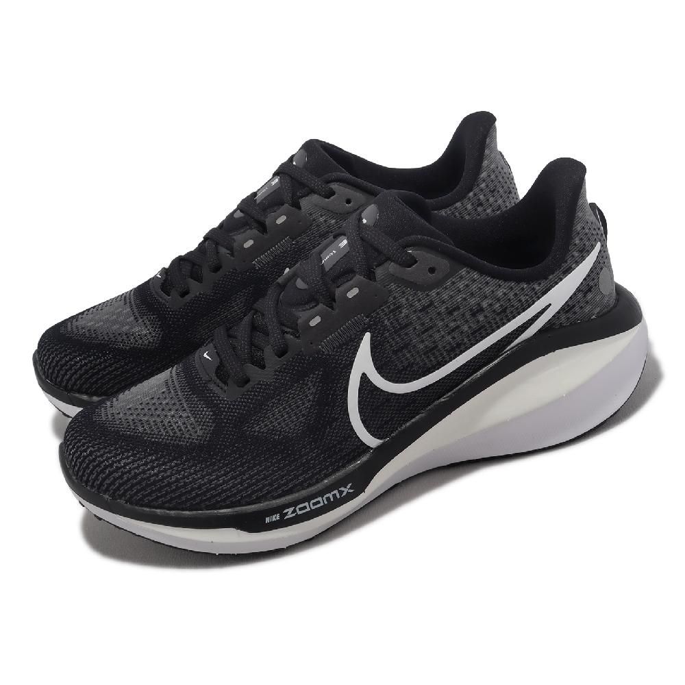 Nike 耐吉慢跑鞋Wmns Vomero 17 女鞋黑白緩震運動鞋路跑FB8502-001