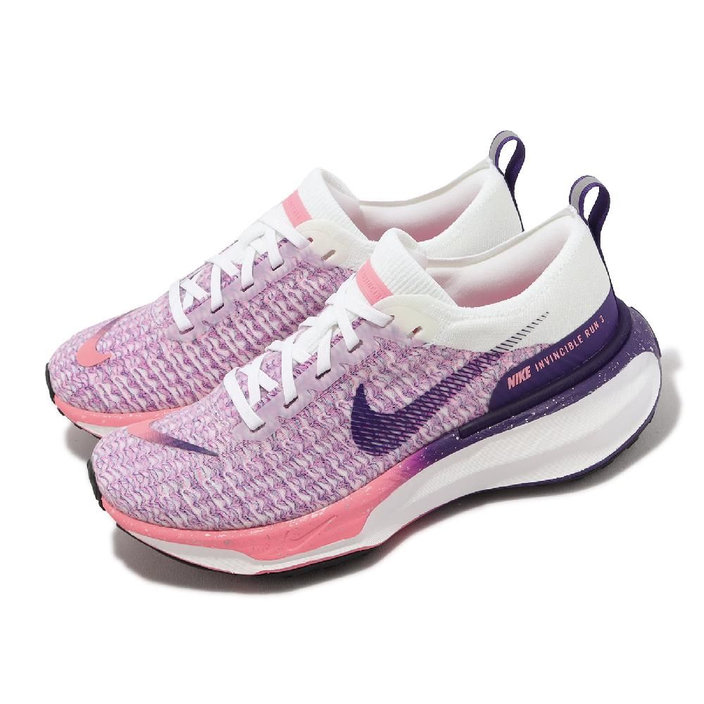 NIKE 耐吉   慢跑鞋 Wmns ZoomX Invincible Run FK 3 女鞋 粉紅 紫 運動鞋 FQ8766-100