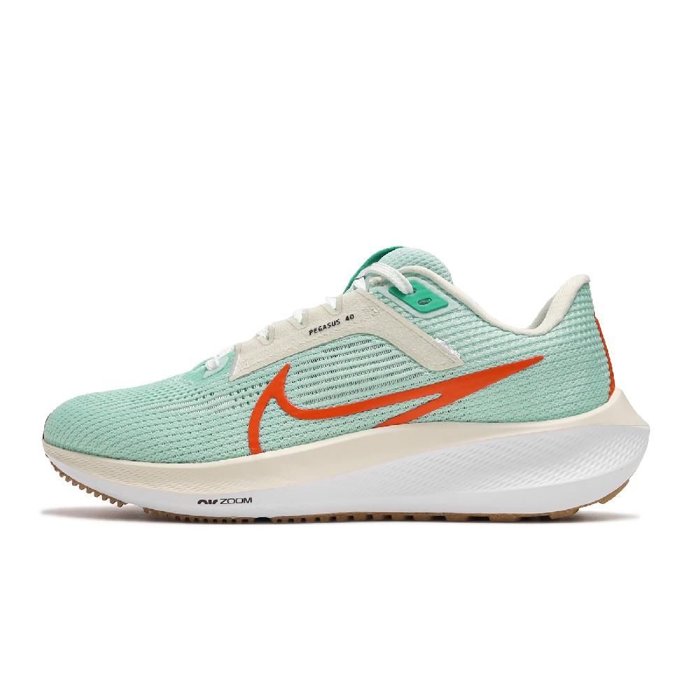 NIKE 耐吉   慢跑鞋 Wmns Air Zoom Pegasus 40 女鞋 小飛馬 綠 橘 運動鞋 DV3854-300