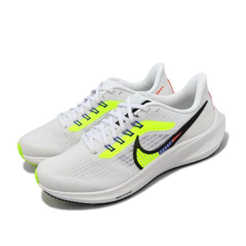 Nike 耐吉 慢跑鞋 Air Zoom Pegasus 39 NN GS 大童鞋 女鞋 白 螢光黃 小飛馬 運動鞋 DM4015-100