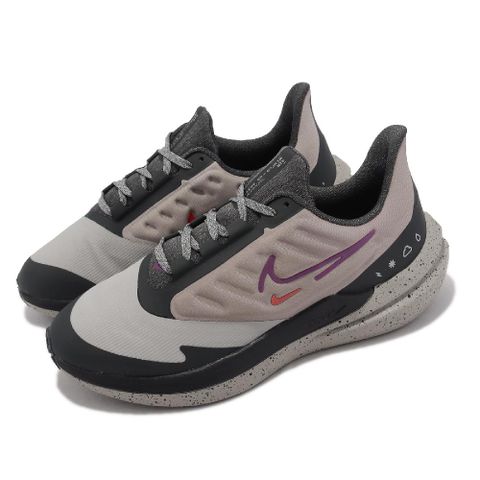 Nike 耐吉 慢跑鞋 Wmns Air Winflo 9 Shield 女鞋 黑灰 紫 防潑水 路跑 緩震 運動鞋 DM1104-002