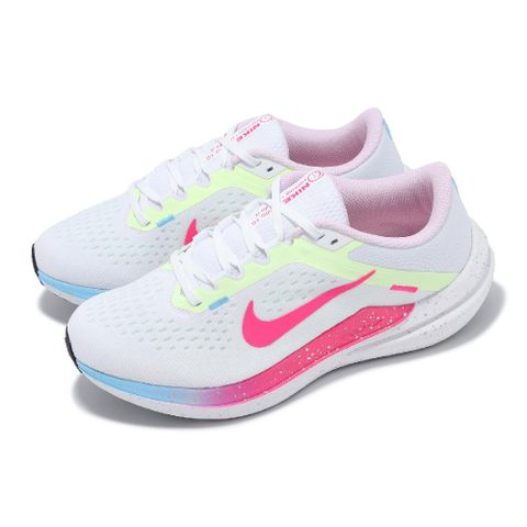 Nike 耐吉 慢跑鞋 Wmns Air Winflo 10 R 女鞋 白 粉 透氣 回彈 路跑 運動鞋 FZ3973-100