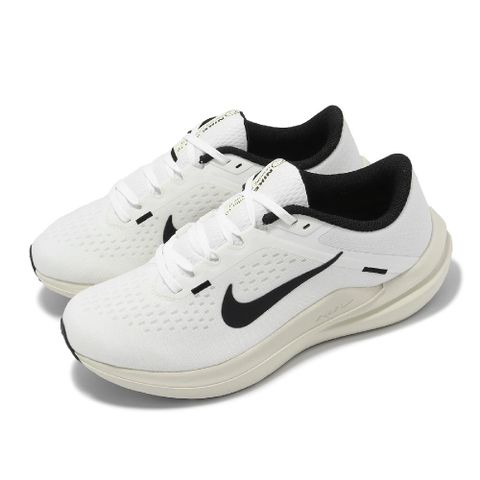 NIKE 耐吉 慢跑鞋 Wmns Air Winflo 10 女鞋 米白 黑 透氣 緩震 路跑 基本款 運動鞋 HF0738-101