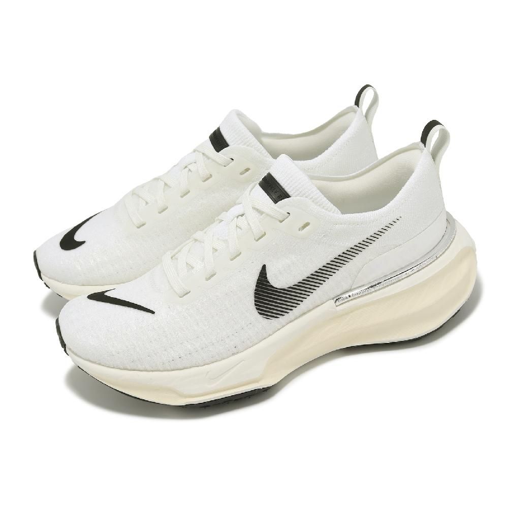 NIKE 耐吉   慢跑鞋 Wmns ZoomX Invincible Run FK 3 女鞋 白 黑 針織 運動鞋 DR2660-102