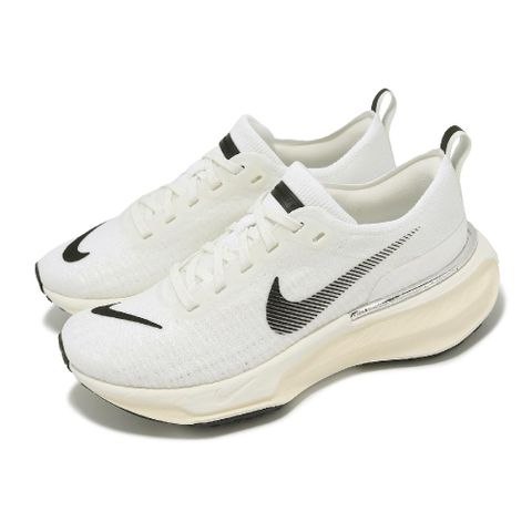 NIKE 耐吉 慢跑鞋 Wmns ZoomX Invincible Run FK 3 女鞋 白 黑 針織 運動鞋 DR2660-102